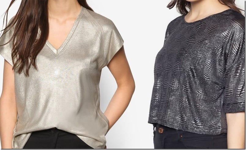 How To Style Your Metallic Top Casual?