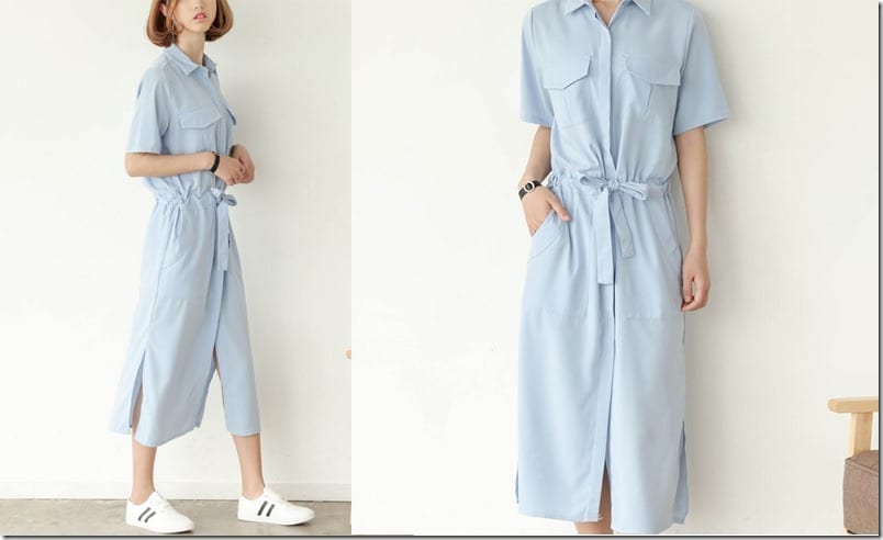 soft-blue-midi-shirt-dress