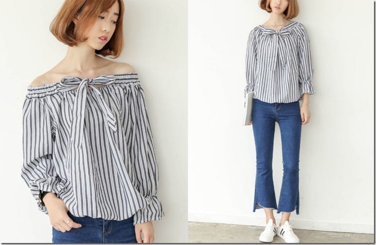 two-way-stripe-bow-blouse