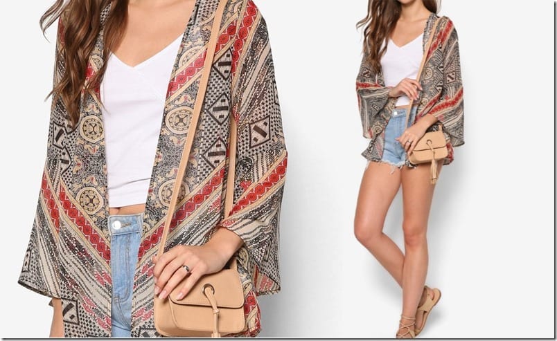 vintage-brown-print-kimono