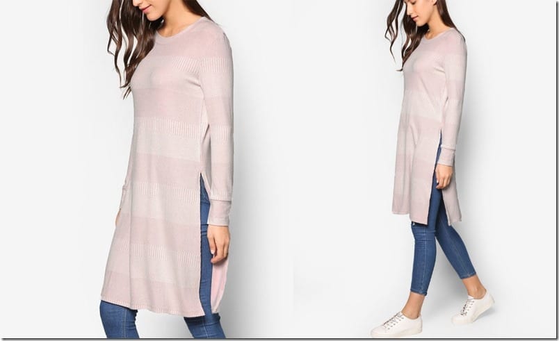 pale-pink-long-sleeve-tunic-slit-top