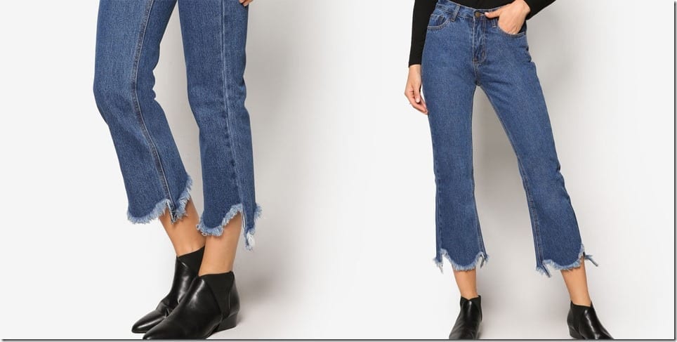 raw-edge-cropped-flare-jeans