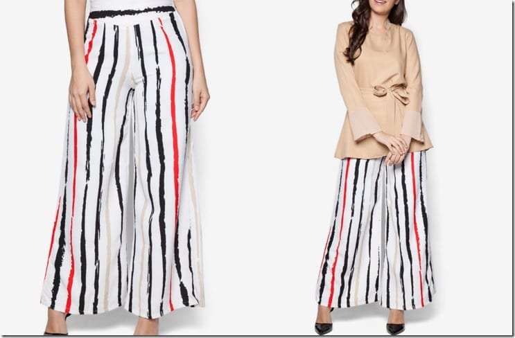 abstract-red-black-stripe-palazzo-pants