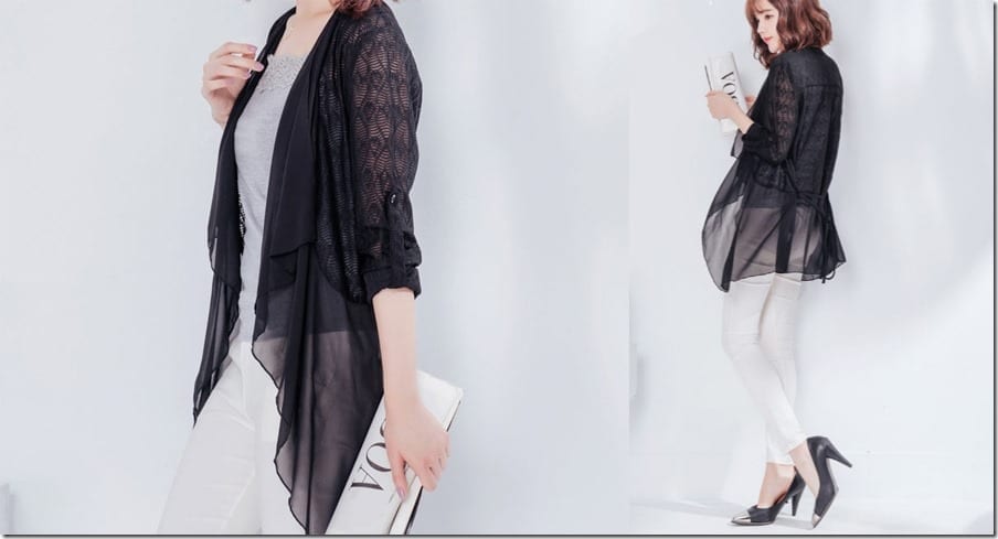 black-chiffon-lace-cardigan