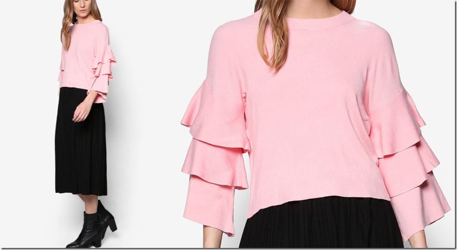 layered-ruffle-sleeve-jumper