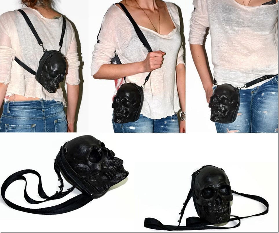 skull shaped backpack