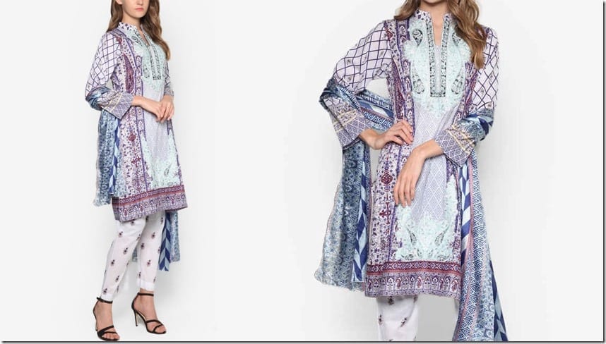 white-purple-paisley-kurti-set