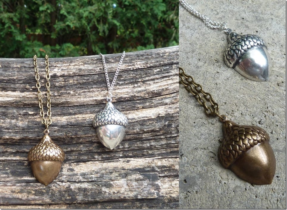 antique-acorn-charm-necklace