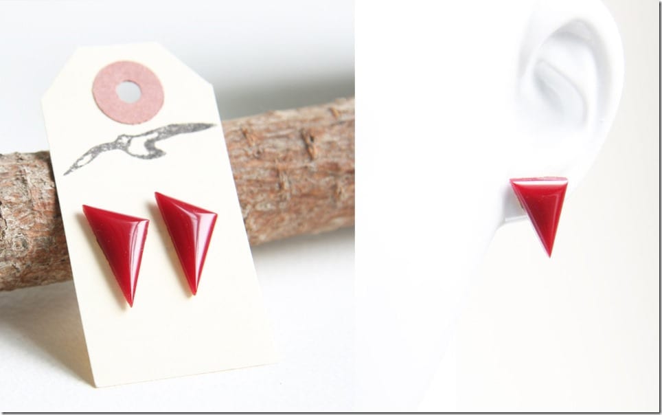 blood-red-offset-triangle-stud-earrings