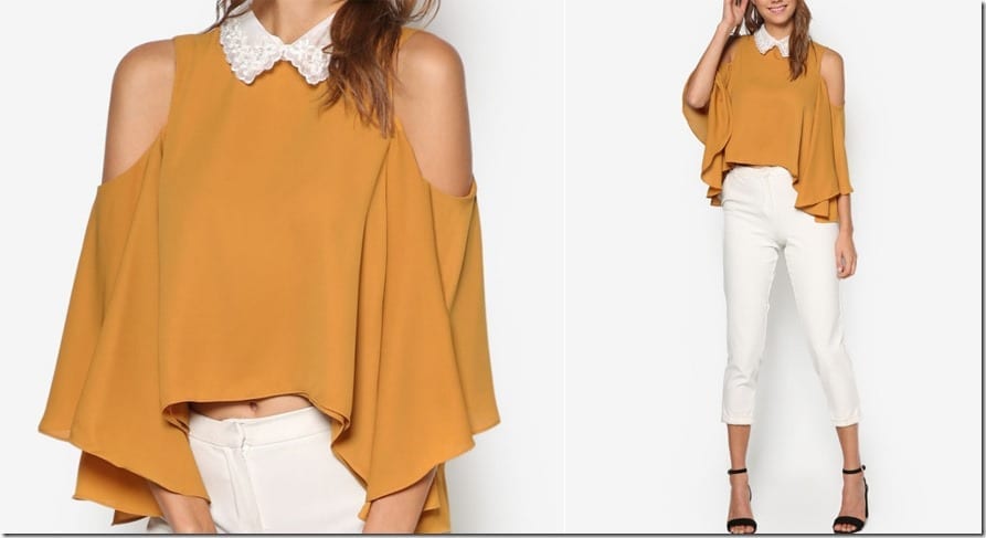 embellished-collar-mustard-layered-top