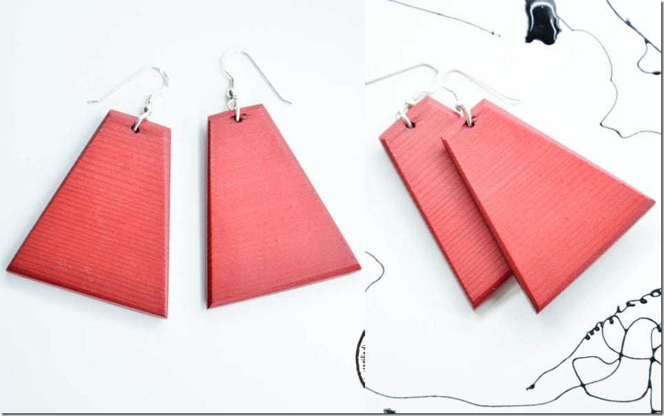 geometric-red-wood-earrings