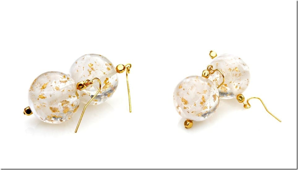 gold-flake-resin-orb-earrings