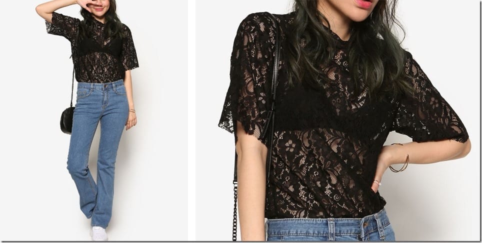 high-neck-black-floral-lace-top