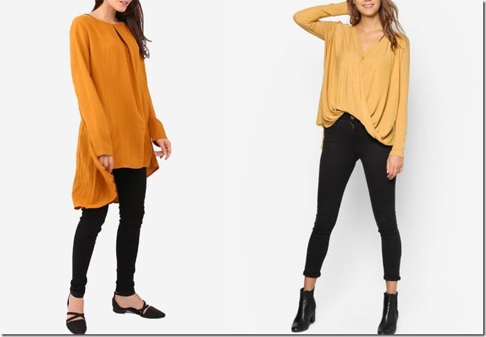 How To Wear Mustard Yellow In Flowy Silhouettes?