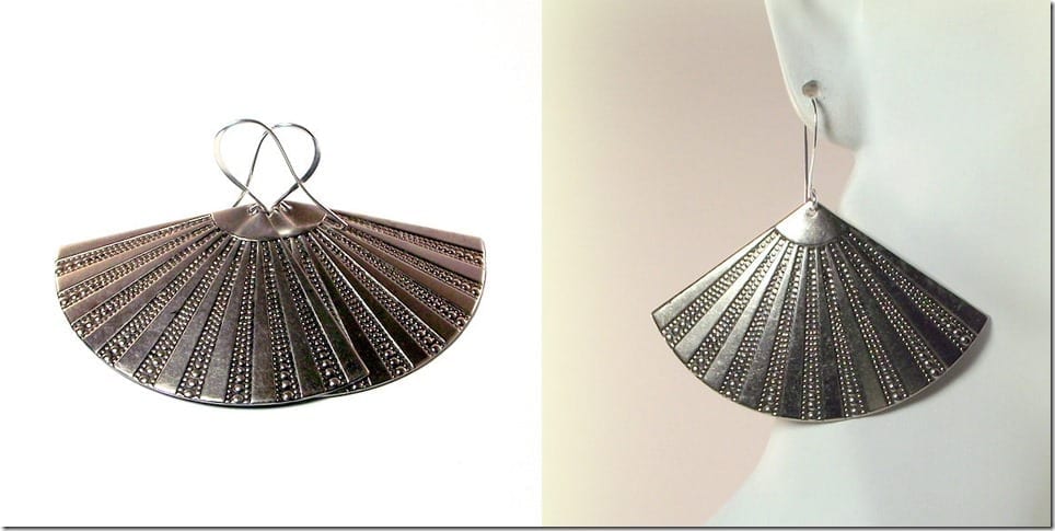 silver-art-deco-fan-earrings