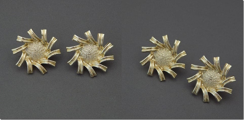 80s-vintage-sunflower-earrings