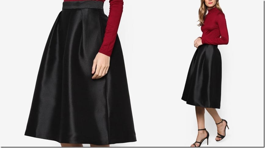 black-twill-satin-full-skirt