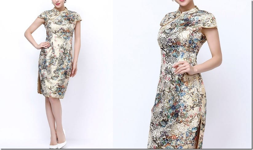 gold-jacquard-floral-cheongsam