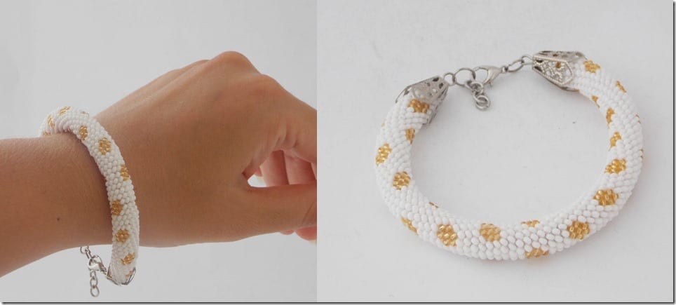 gold-white-bead-crochet-rope-bracelet