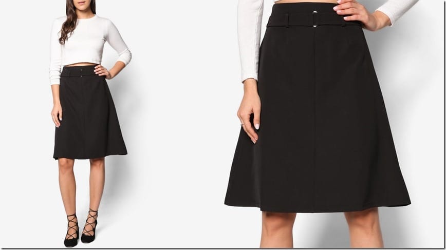 high-waist-black-midi-skirt