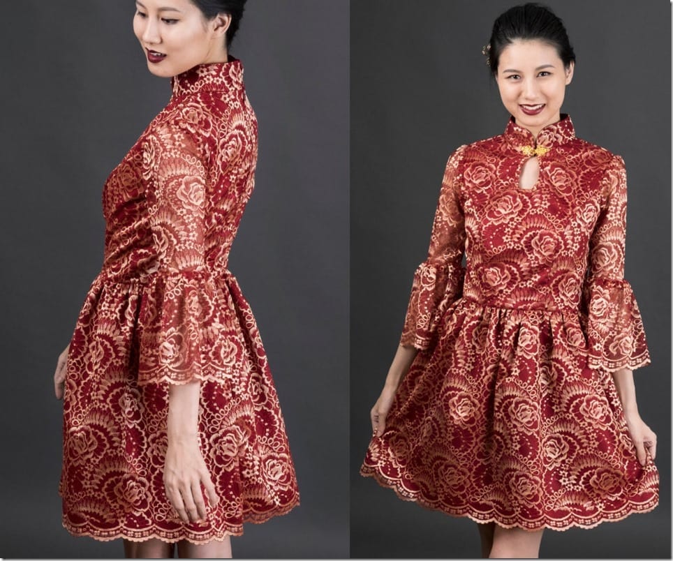 red-gold-lace-mod-cheongsam-dress