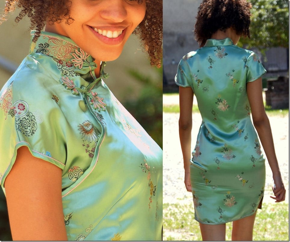 vintage-aqua-green-silk-cheongsam-dress