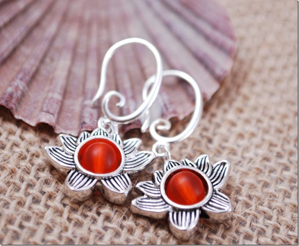 10 Pretty Lotus Blossom Earring Styles For Lunar New Year 2017