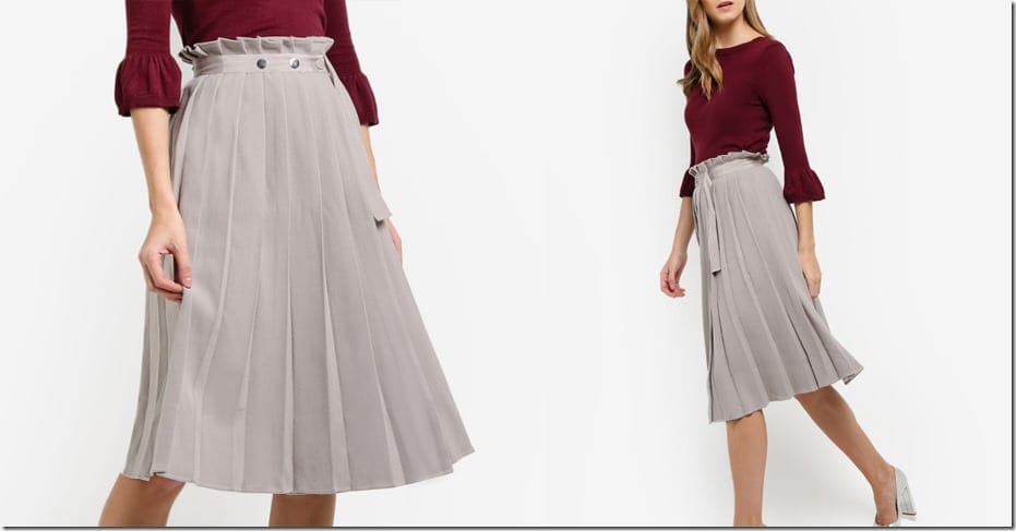 front-wrap-grey-pleated-skirt