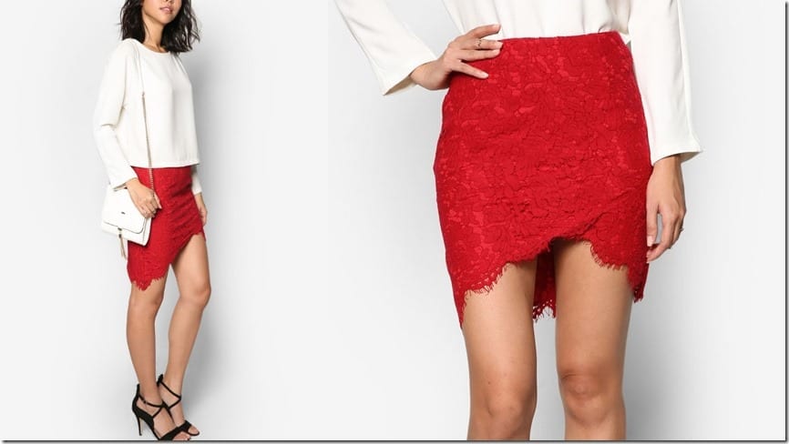 red-asymmetrical-lace-skirt