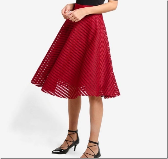 CNY 2017 Red Skirt Style Ideas