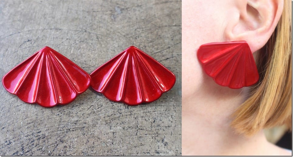 vintage-large-glossy-red-fan-earrings