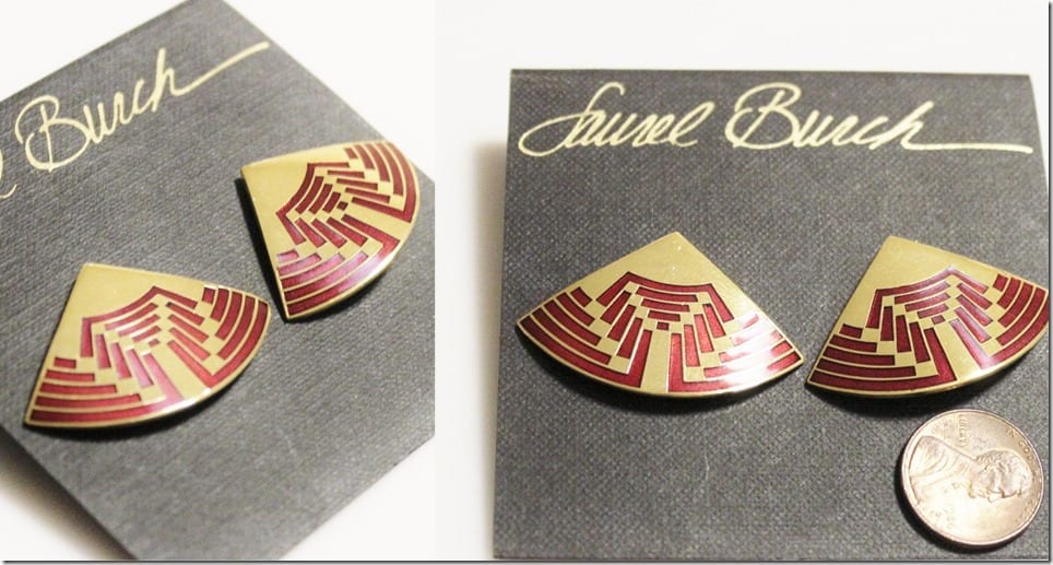 vintage-red-gold-fan-earrings