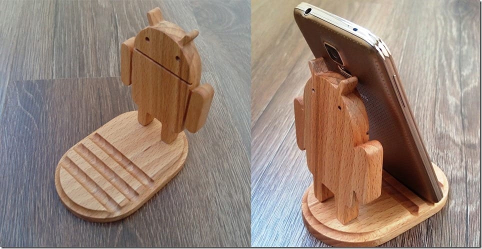 wooden-android-robot-phone-holder