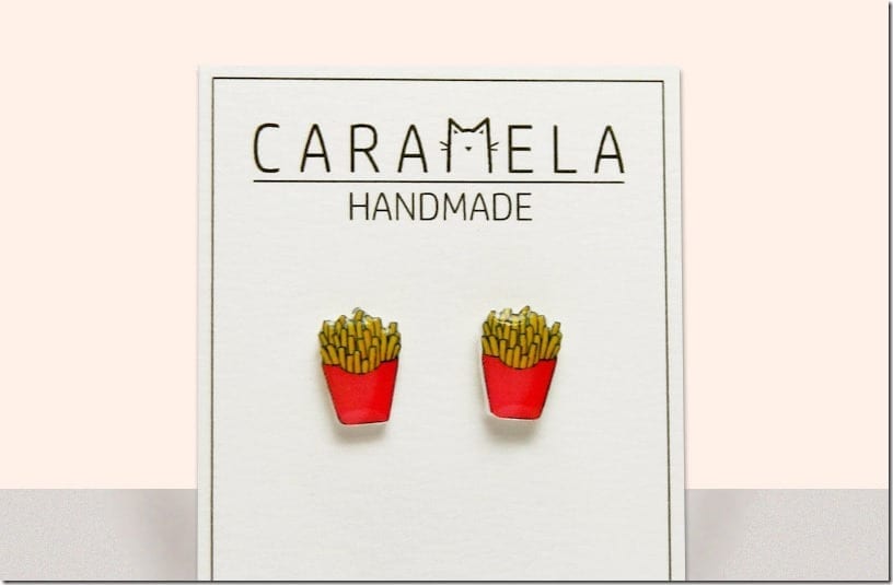 glossy-french-fries-stud-earrings