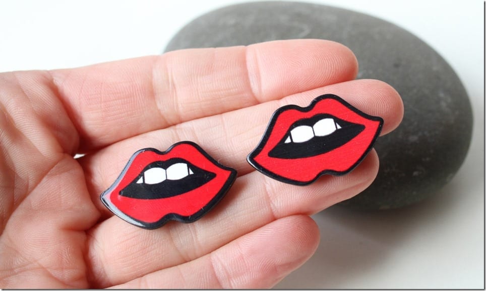 kitsch-cool-red-lip-stud-earrings