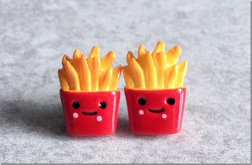 smiling-french-fries-stud-earrings