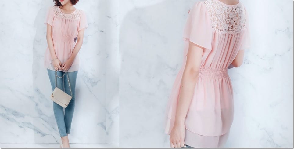 smock-waist-pink-chiffon-top