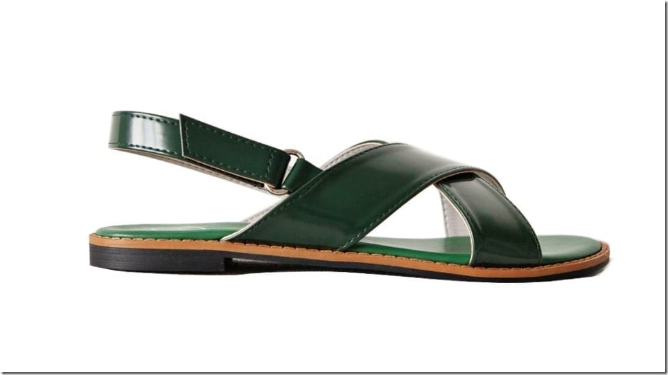 green-crossover-strap-sling-sandals