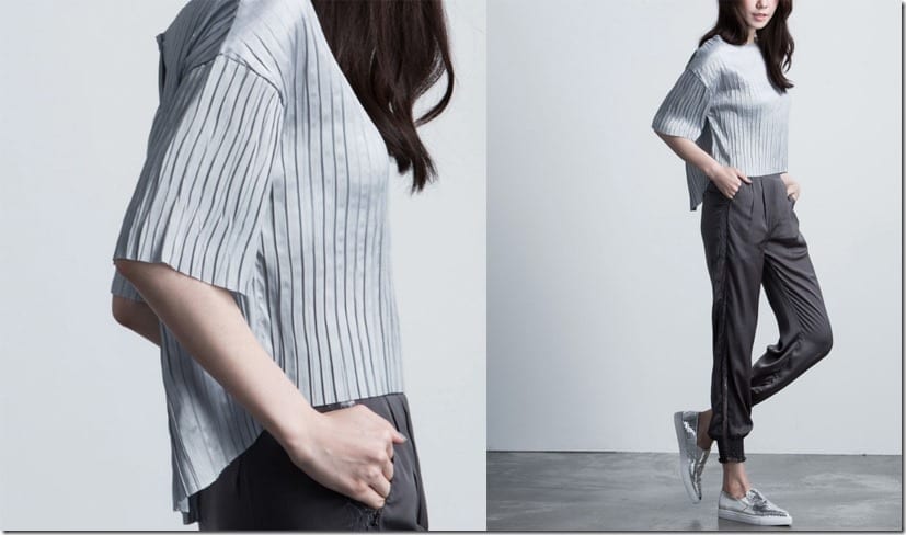 grey-back-split-pleated-top