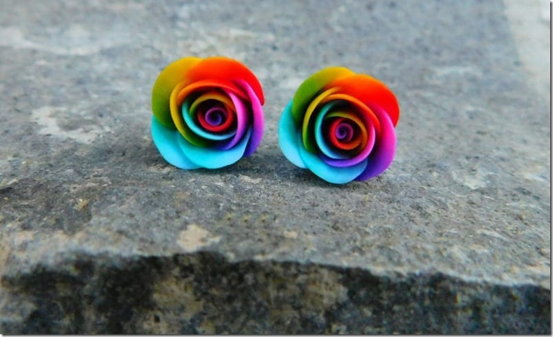 rainbow-rose-stud-earrings