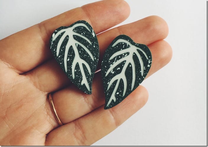 botanical-leaf-earrings