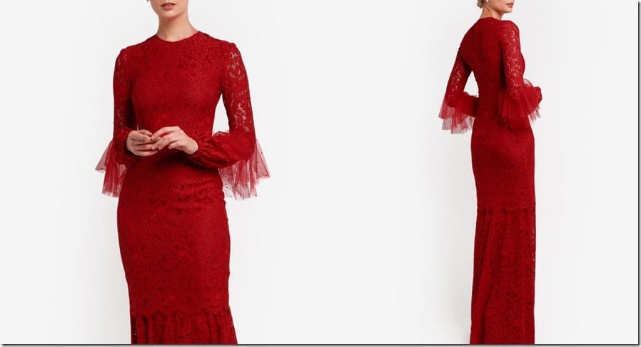 dramatic-red-crochet-lace-dress