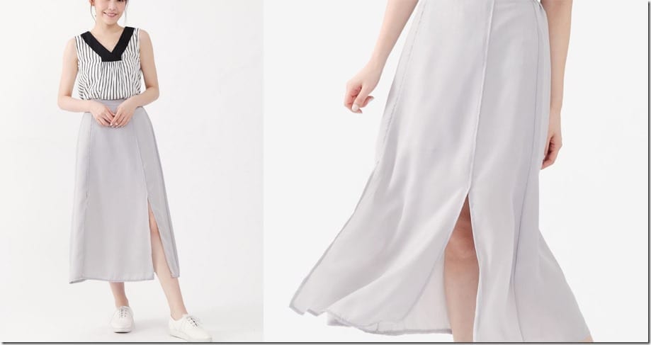 grey-side-split-midi-skirt