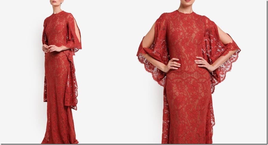 luxe-red-crystal-embellished-kaftan-dress