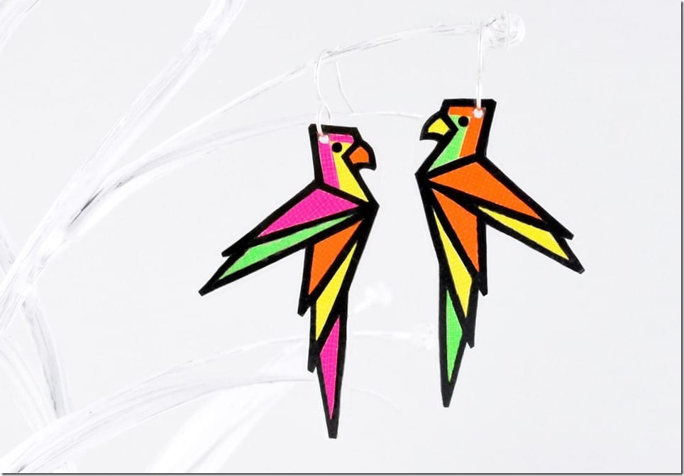 neon-fluorescent-parrot-earrings