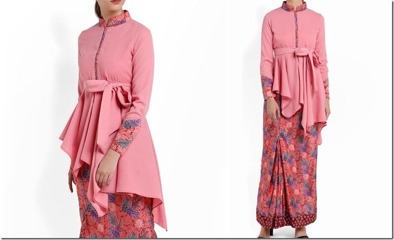 pink-mandarin-collar-batik-kurung