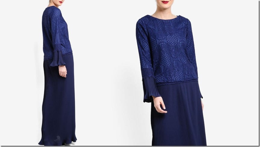 royal-blue-lace-pleated-kurung-kedah