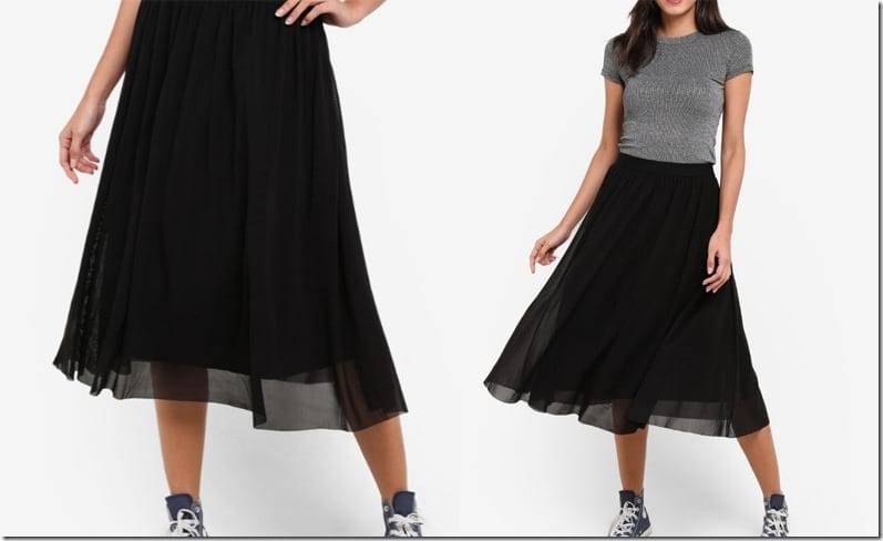 black-mesh-midi-skirt