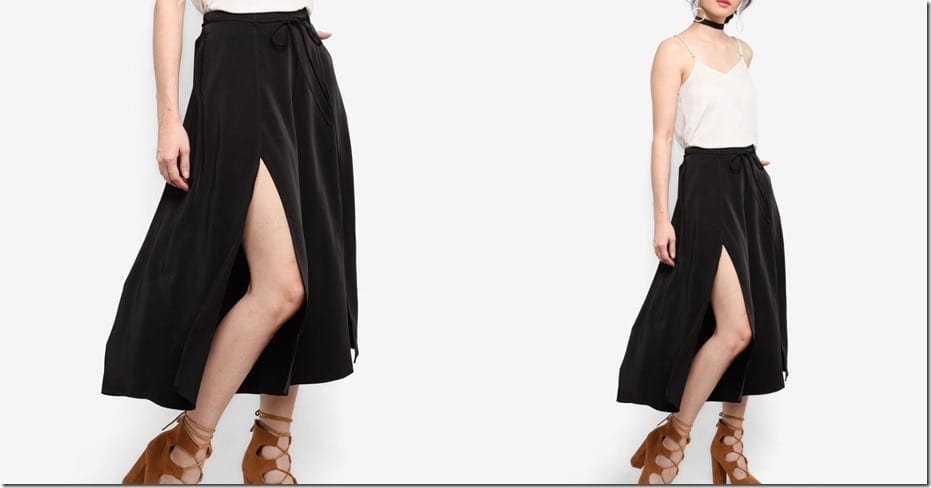 black-split-culottes