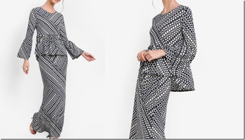 black-white-geometric-mod-kurung